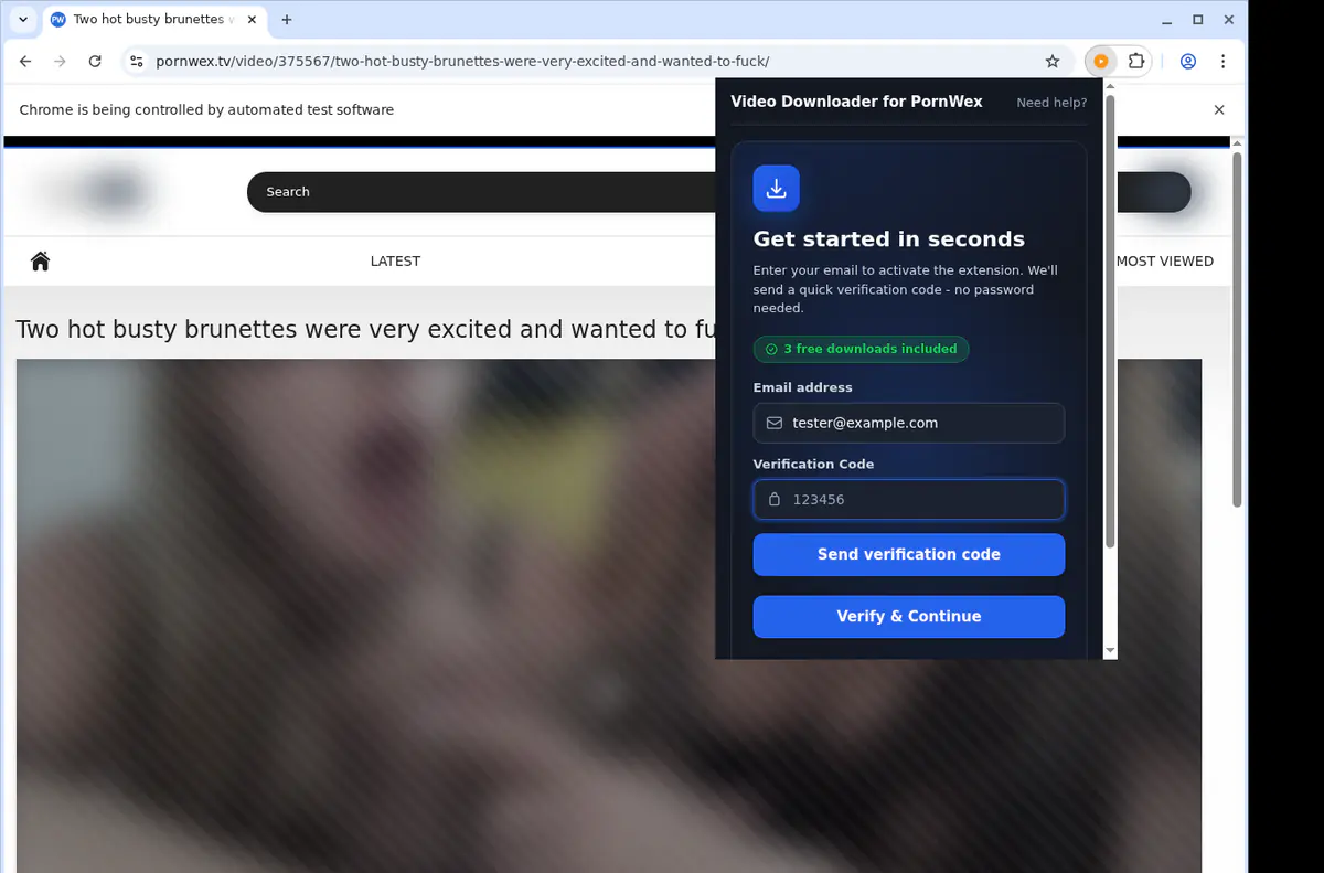 Pornwex Video Downloader screenshot 4